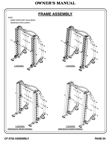 Hoist Fitness Dual Angle Smith (CF-3755)