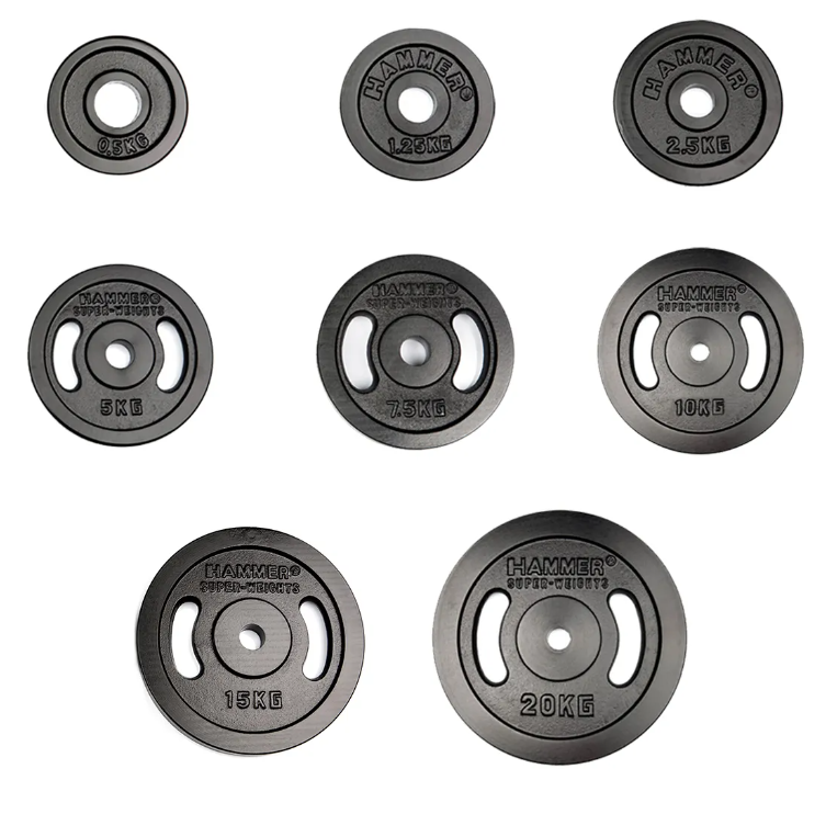 Hantelscheiben 31mm, schwarz, guss