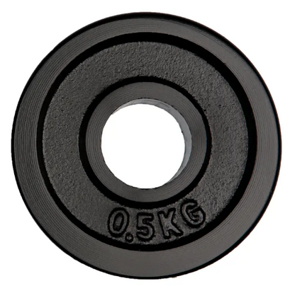 Hantelscheiben 31mm, schwarz, guss