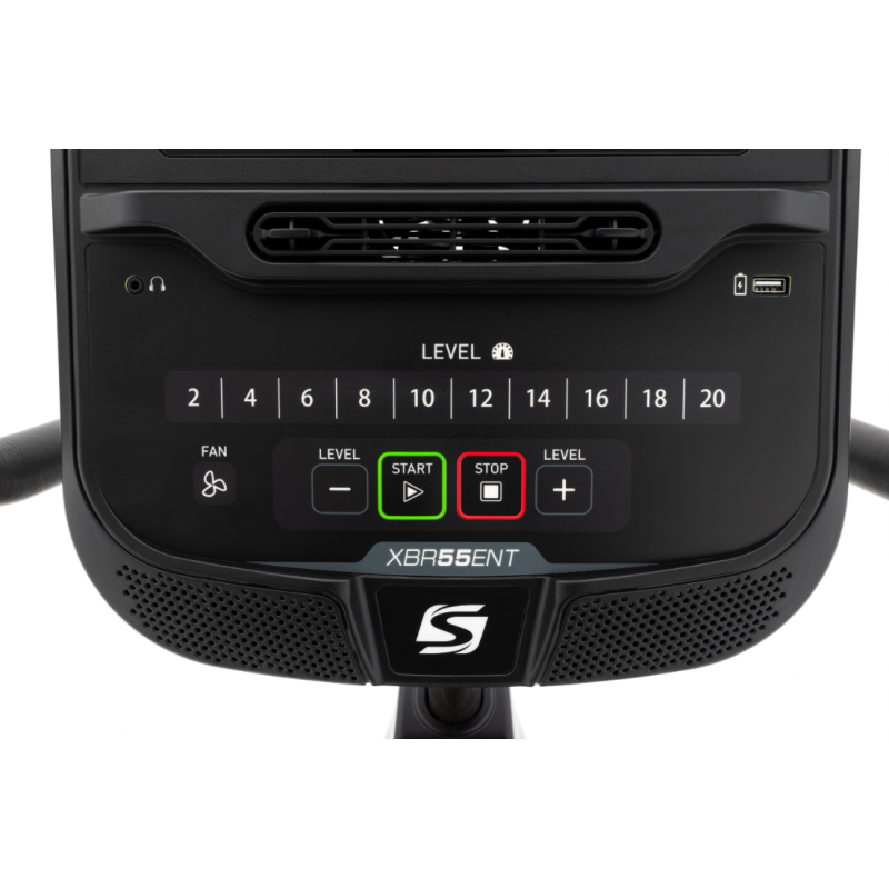 Spirit Fitness XBR55ENT Entertainment Liege-Ergometer