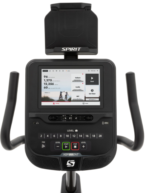 Spirit Fitness XBR55ENT Entertainment Liege-Ergometer