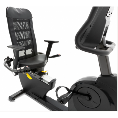 Spirit Fitness XBR55ENT Entertainment Liege-Ergometer