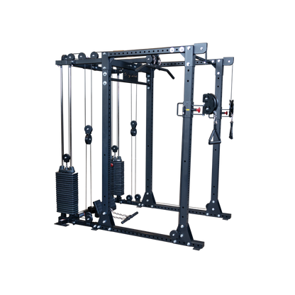 Set-Angebot - Body Solid GPR400 Power Rack mit Functional Trainer 2 x 95kg
