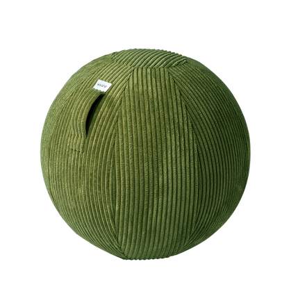 VLUV VLIP Breitcord-Kinder-Sitzball, Olive, 50-55cm