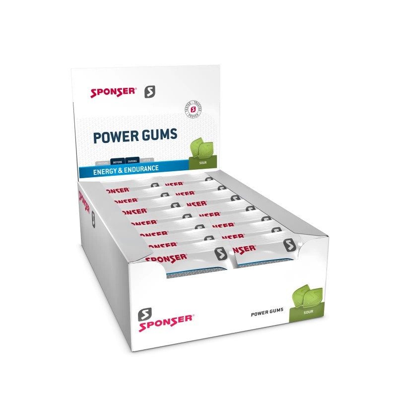 Sponser Power Gums Sour 20 x 75g Beutel