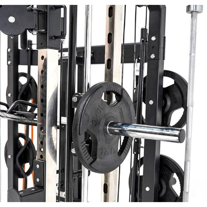 Iron Life Multifunktions-Smith Gym mit Functional Trainer und Half Rack  (IR-1009B)