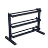 Body Solid Kurzhantelständer schmal 3-lagig GDR363B