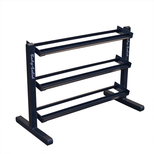 Body Solid Kurzhantelständer schmal 3-lagig GDR363B