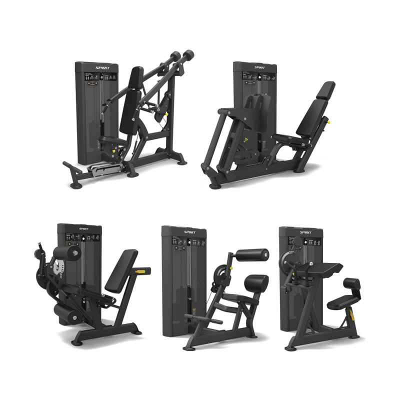 Spirit Commercial Fitness DUAL LINE - CLUB SET - mit 5 Doppelfunktionsgeräten