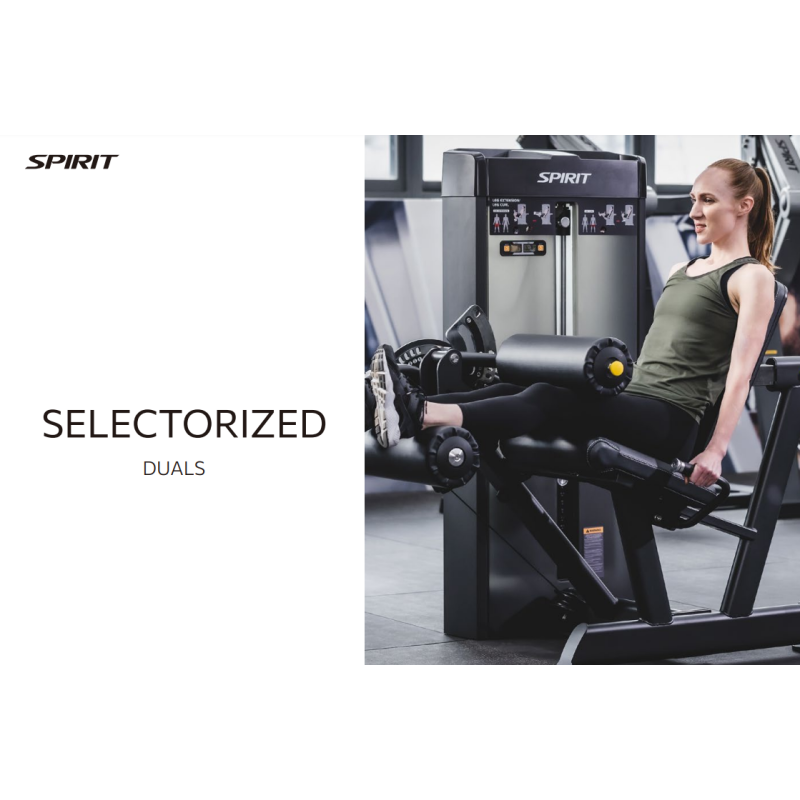 Spirit Commercial Fitness DUAL LINE - CLUB SET - mit 5 Doppelfunktionsgeräten