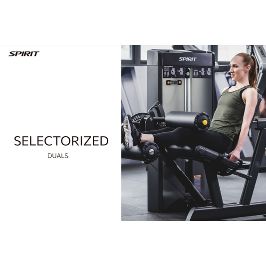 Spirit Commercial Fitness DUAL LINE - CLUB SET - mit 5 Doppelfunktionsgeräten