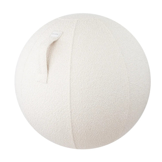 VLUV DIVA Stoff-Sitzball, Weiss, 60-65cm