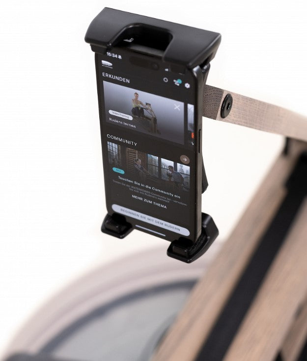 Waterrower Tabletaufsatz für Smartphones und Tablets