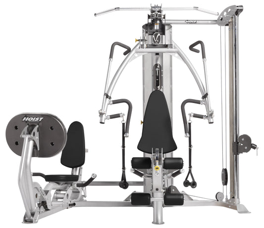 Hoist Fitness V4 Elite Gym mit V-Ride Beinpresse und Kabelzug - AUSSTELLUNGSMODELL