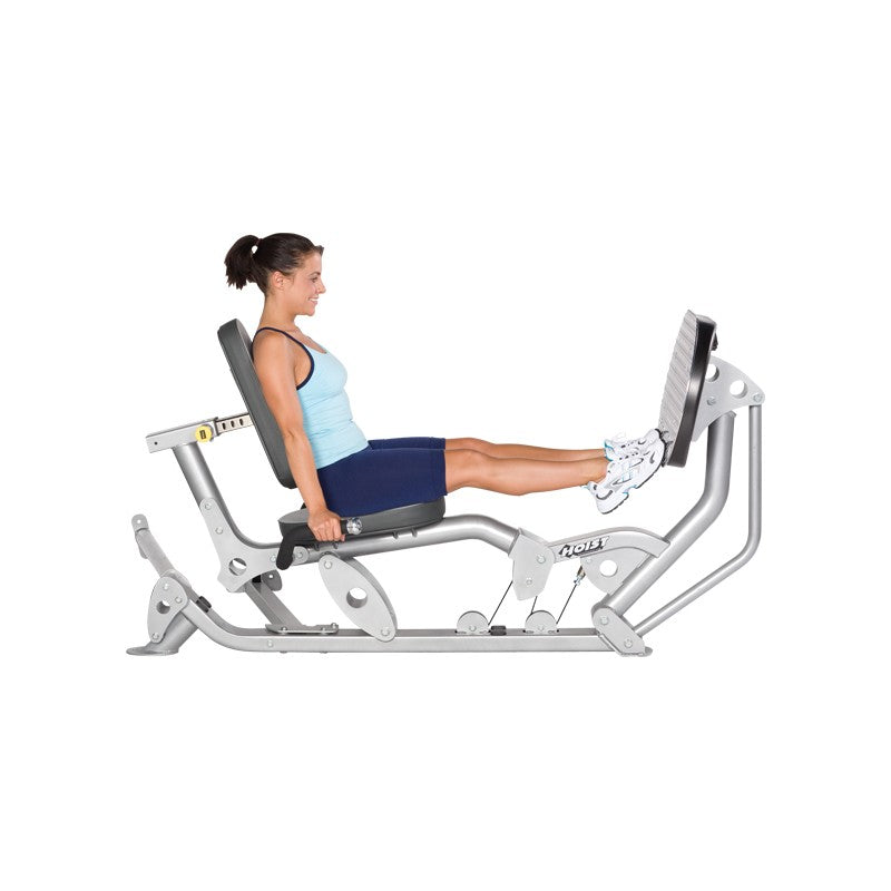 Hoist Fitness V4 Elite Gym mit V-Ride Beinpresse und Kabelzug - AUSSTELLUNGSMODELL