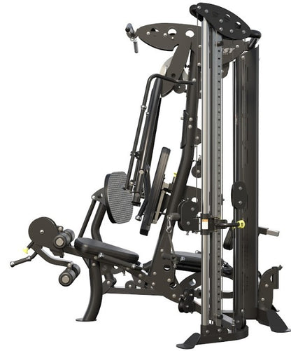 Hoist Fitness V4 Elite Gym mit V-Ride Beinpresse und Kabelzug