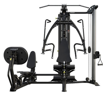 Hoist Fitness V4 Elite Gym mit V-Ride Beinpresse und Kabelzug