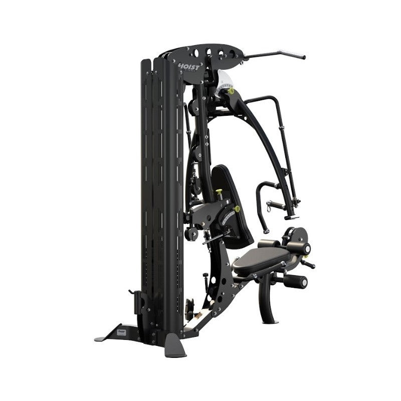 Hoist Fitness V4 Elite Gym mit V-Ride Beinpresse und Kabelzug