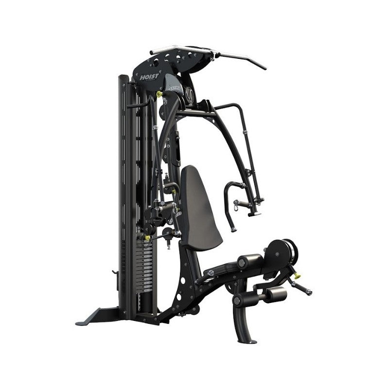 Hoist Fitness V4 Elite Gym mit V-Ride Beinpresse und Kabelzug