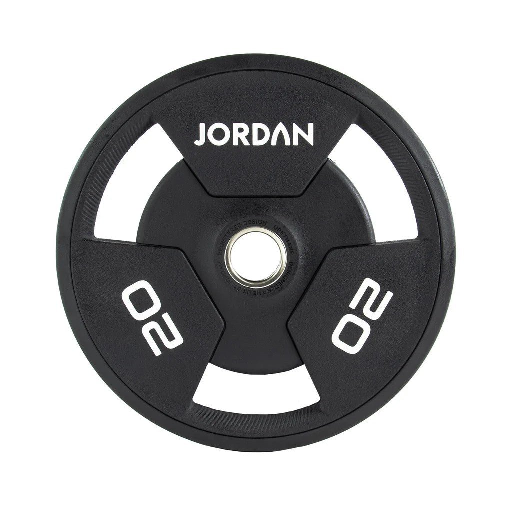 200kg - 1000kg Set Jordan Premium Gewichtsscheiben Urethan Tri Grip 51mm (JF-OPUTG)