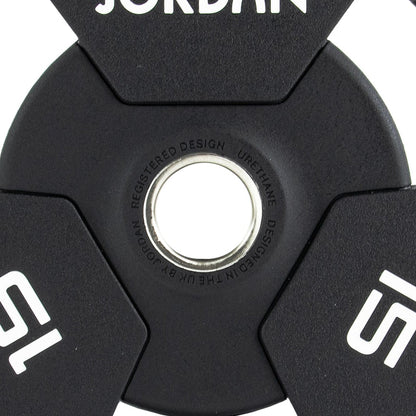 200kg - 1000kg Set Jordan Premium Gewichtsscheiben Urethan Tri Grip 51mm (JF-OPUTG)