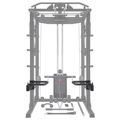 Bodycraft Super Gym 1 - Full Set mit Multi Presse, Jammer Arms, Monolift Arms, Dip -, Landmine- und Battle Rope-Attachment