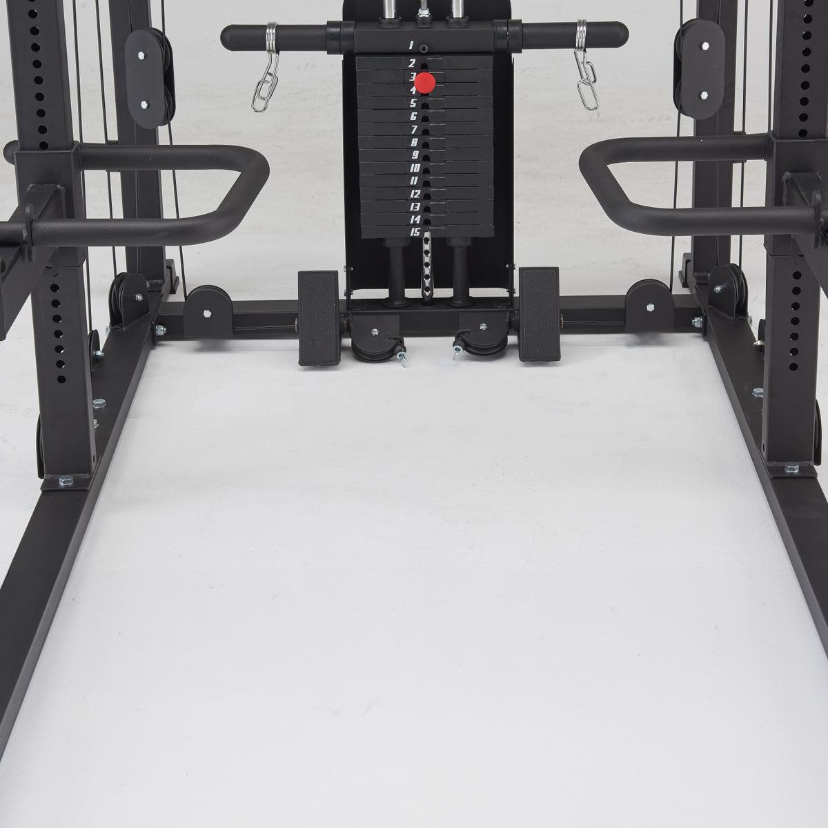 Bodycraft Super Gym 1 - Full Set mit Multi Presse, Jammer Arms, Monolift Arms, Dip -, Landmine- und Battle Rope-Attachment