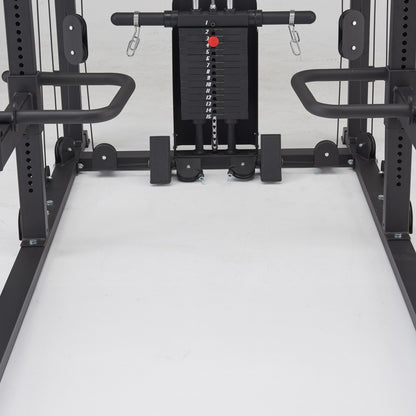 Bodycraft Super Gym 1 - Full Set mit Multi Presse, Jammer Arms, Monolift Arms, Dip -, Landmine- und Battle Rope-Attachment
