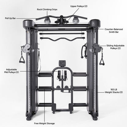 SET-ANGEBOT - Inspire FT2 PRO Smith Functional Trainer inklusive Trainingsbank und Zubehör