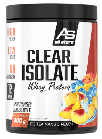 All Stars Clear Isolate Whey Protein 300g Dose