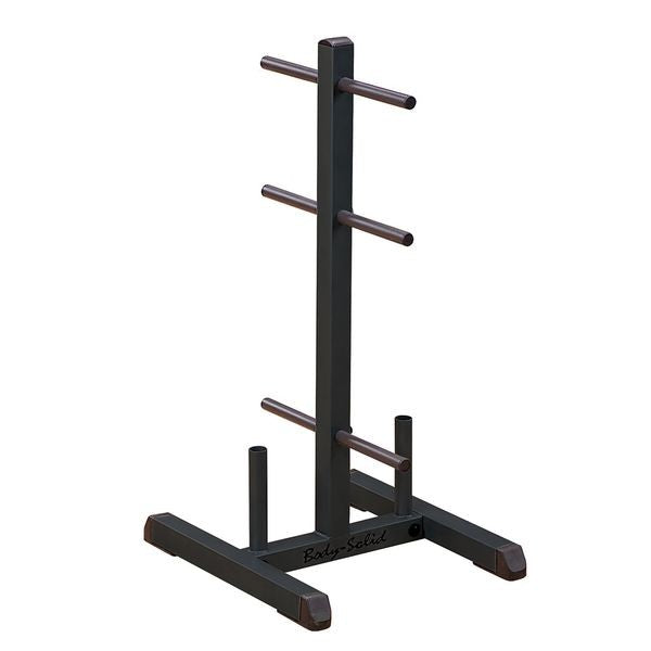 Body Solid Scheibenständer mit Stangenhalterung bis 30mm GSWTB