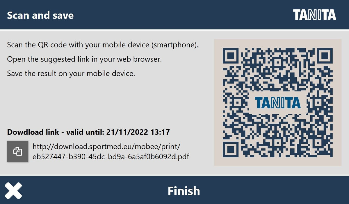Tanita PRO Software