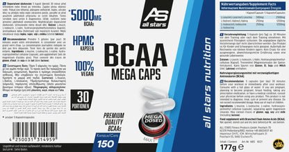 All Stars BCAA Mega Caps 150 Kapseln