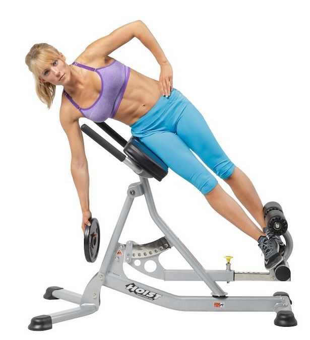 Hoist Fitness AB-Back Roman Chair - Hyperextension (HF-5664-MB)