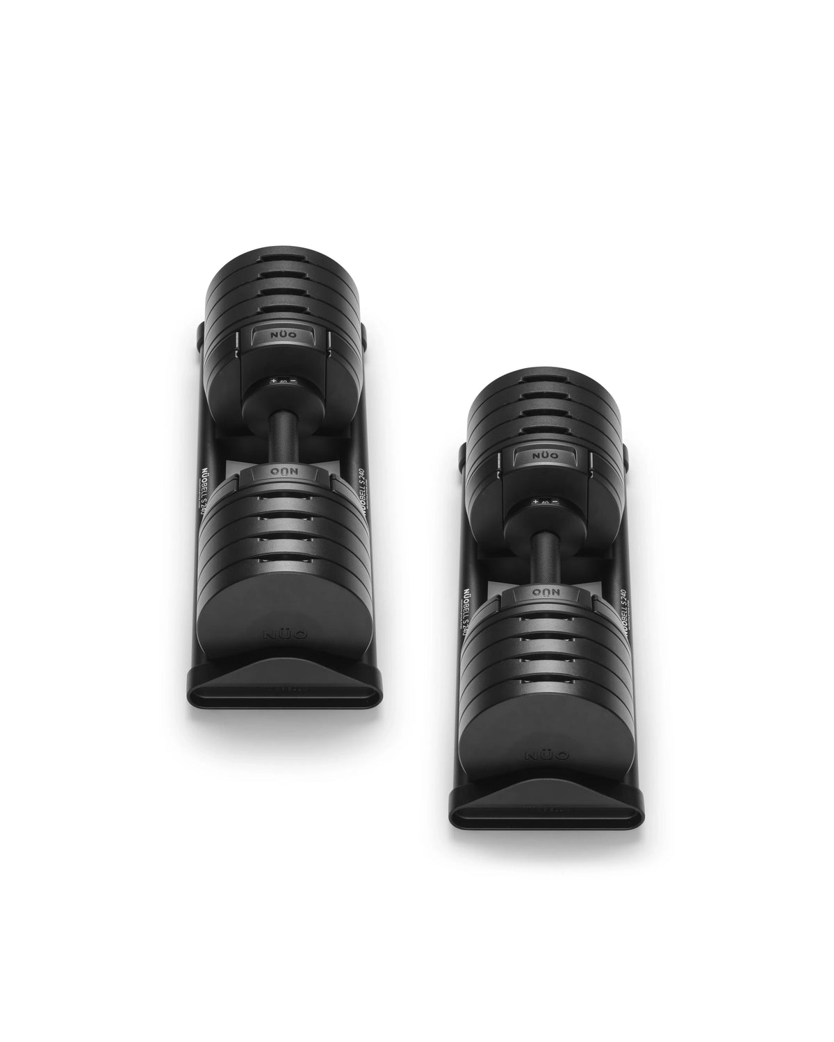NÜOBELL Premium Kurzhanteln 2-40kg "Black Edition" S-Series (NBS240BLA)