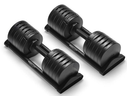 NÜOBELL Premium Kurzhanteln 2-40kg "Black Edition" S-Series (NBS240BLA)