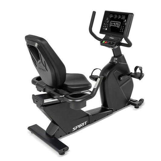 Spirit Fitness Commercial CR980LED Liege-Ergometer