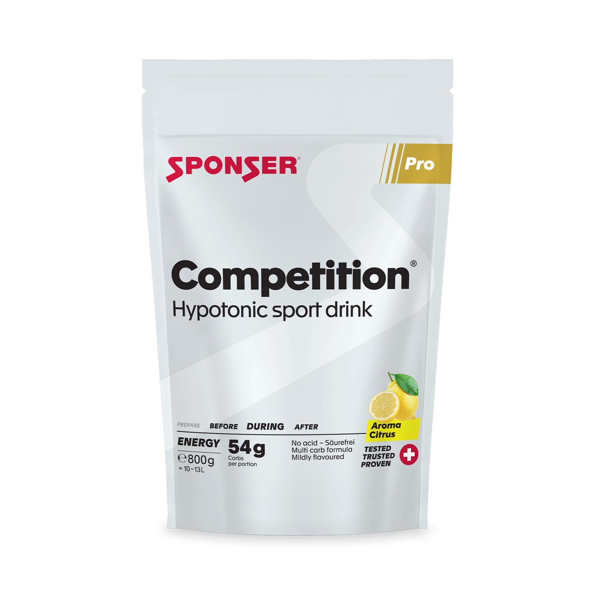 Sponser Competition Hypotonic 800g Nachfüllbeutel