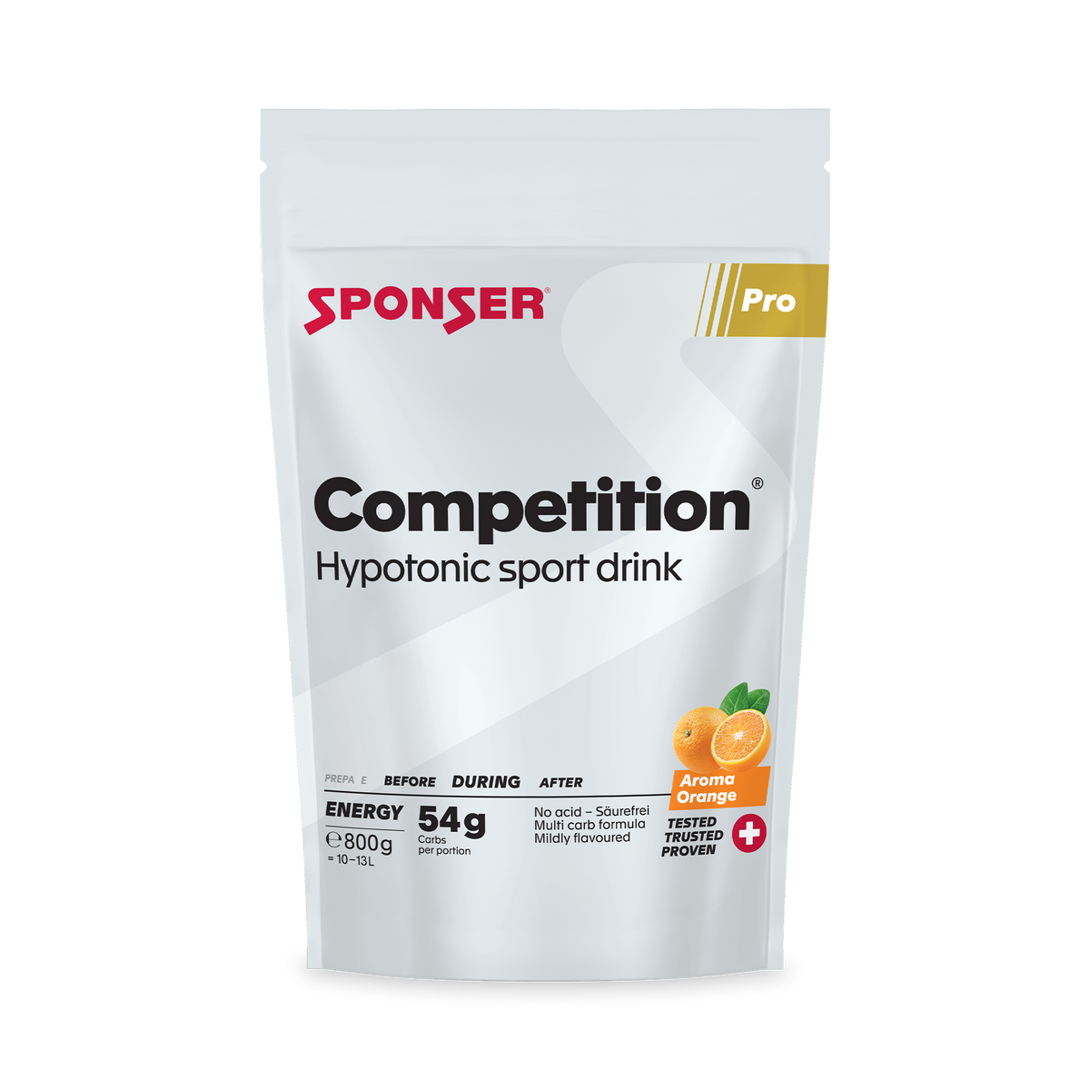 Sponser Competition Hypotonic 800g Nachfüllbeutel