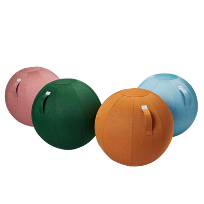 VLUV LEIV Stoff-Sitzball, Curcuma, 60-65cm