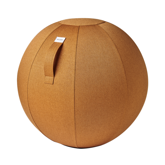 VLUV LEIV Stoff-Sitzball, Curcuma, 60-65cm