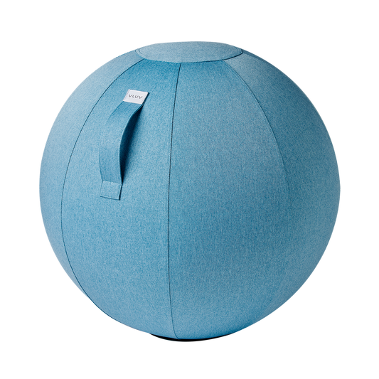 VLUV LEIV Stoff-Sitzball, Ice Blue, 60-65cm