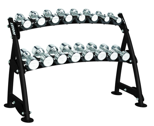 Hoist Fitness Beauty Bell Rack für 8 Paar Chromhanteln (CF-3462-2)