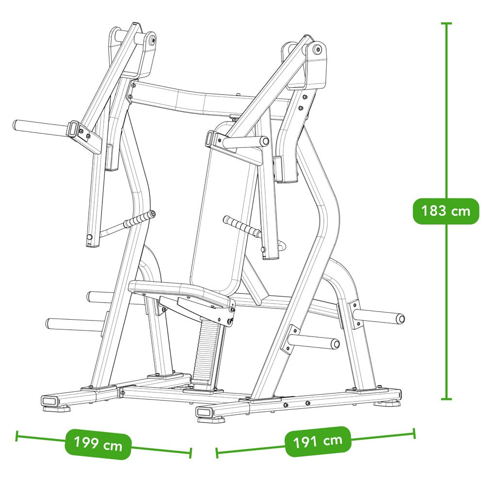Tunturi Platinum Chest Press - Plate Loaded