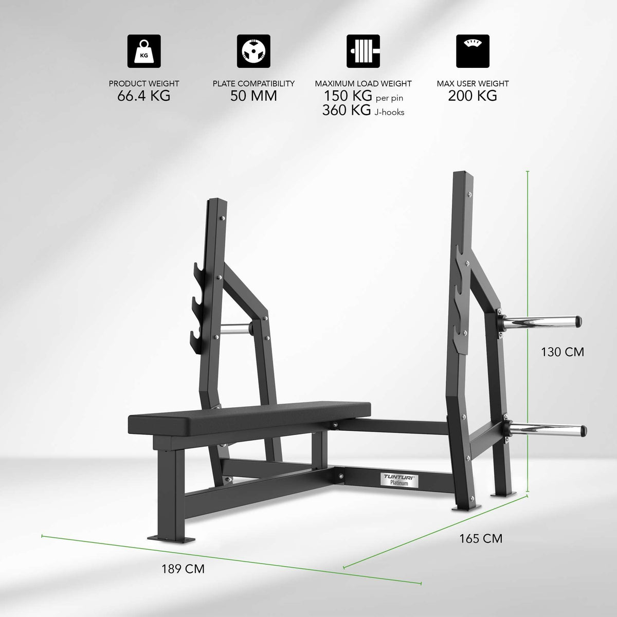 Tunturi Platinum Flat Bench Press