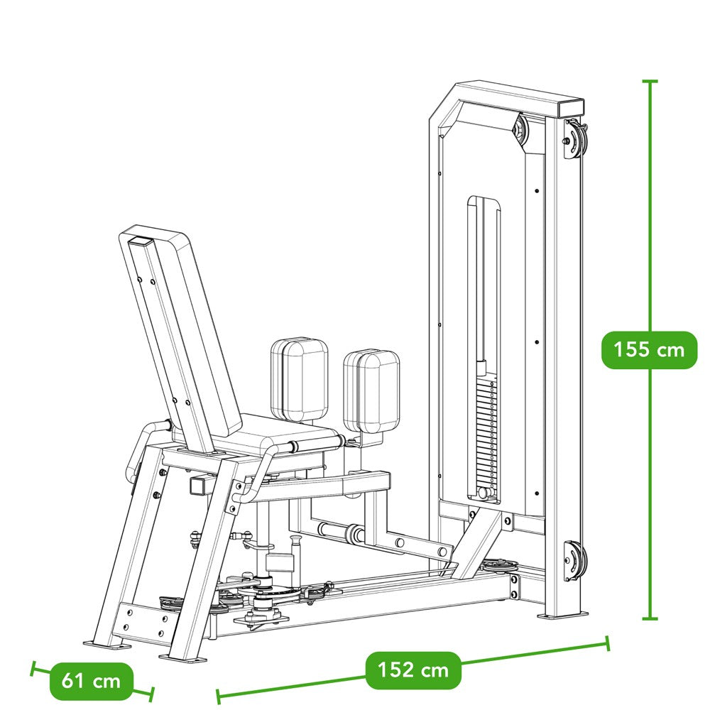 Tunturi Platinum Dual Abductor / Adductor - Selectorized