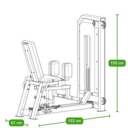 Tunturi Platinum Dual Abductor / Adductor - Selectorized