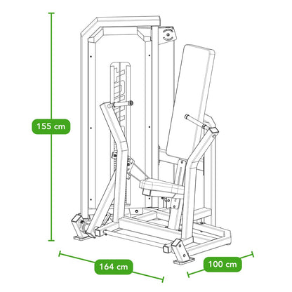 Tunturi Platinum Chest Press - Selectorized