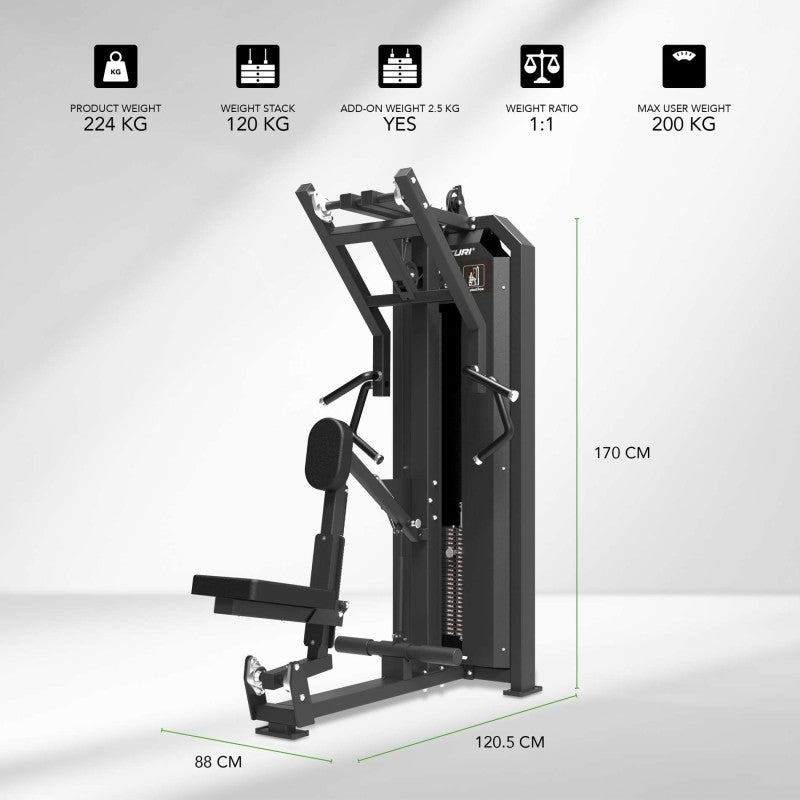 Tunturi Platinum Seated Row - Selectorized
