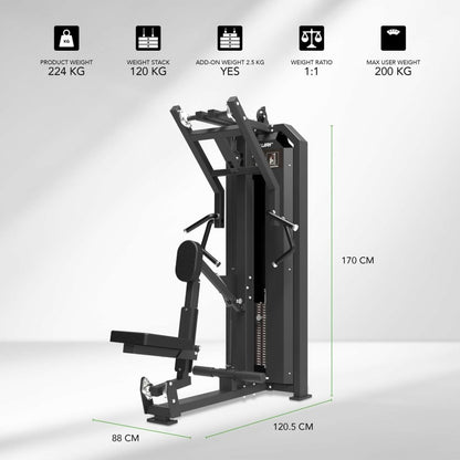 Tunturi Platinum Seated Row - Selectorized